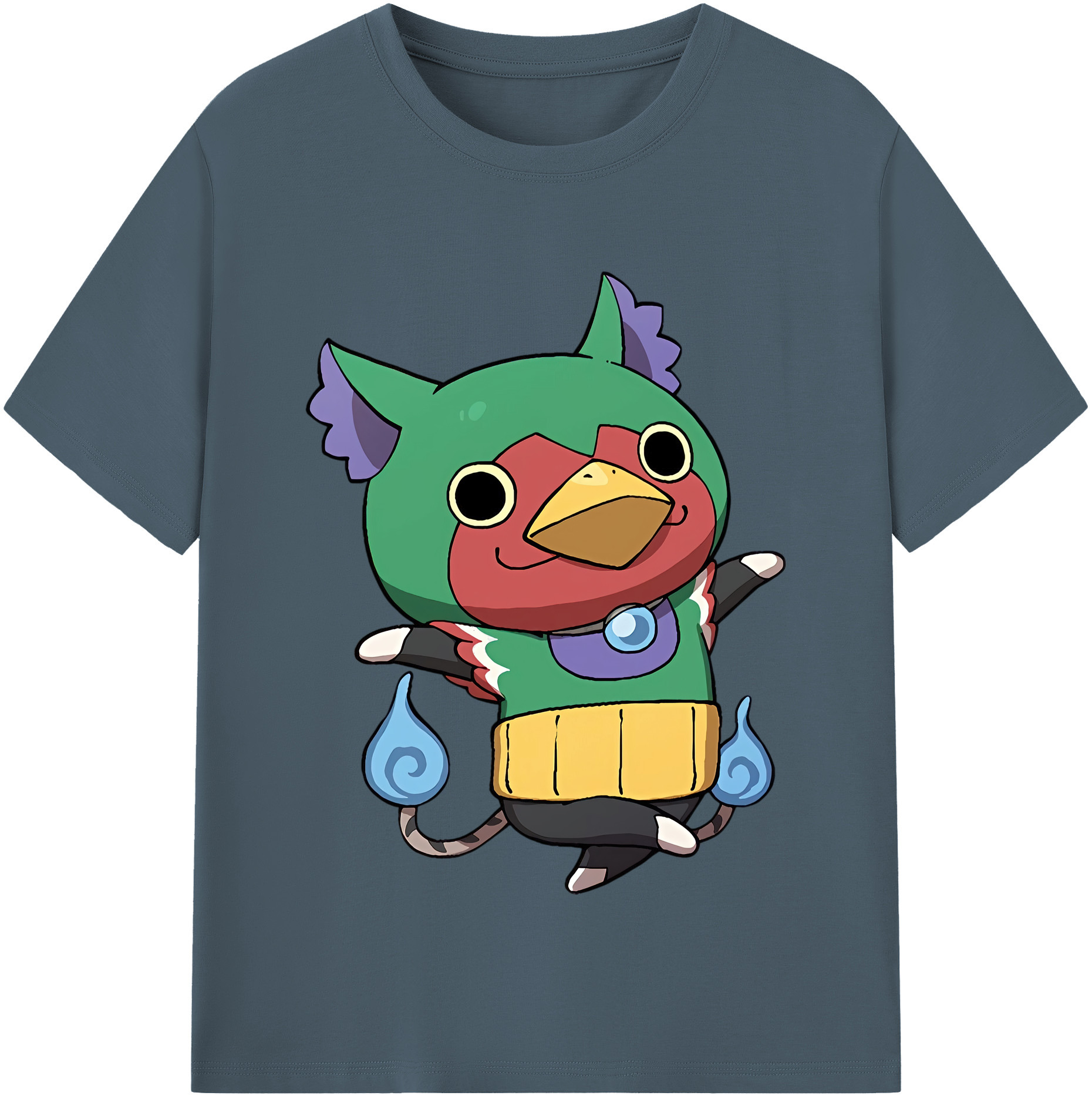 （画像用） 妖怪ウォッチ Yo-kai Watch 綿100％半袖Tシャツ（フロントプリント）